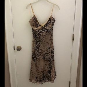 Mango leopard dress